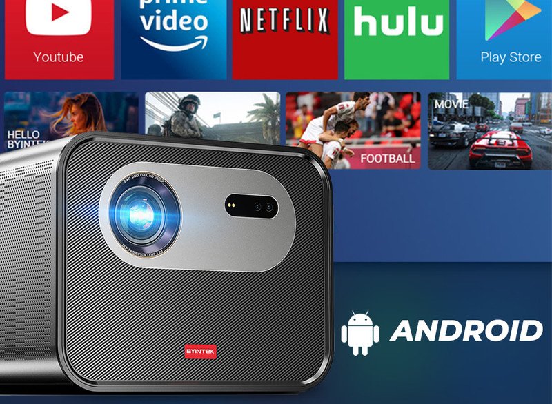 BYINTEK UFO R90 ROCK prijenosni 3D LED DLP projektor2