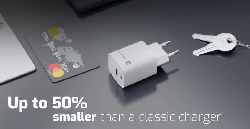 Natec RIBERA GaN punjač bijeli3